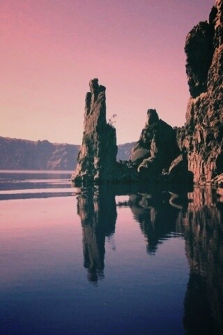 Скалистый берег обои