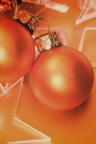 Елочные игрушки обои