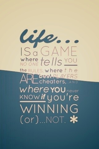 Жизнь - игра обои