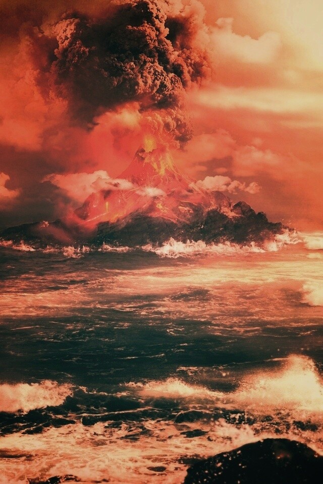 Вулкан обои