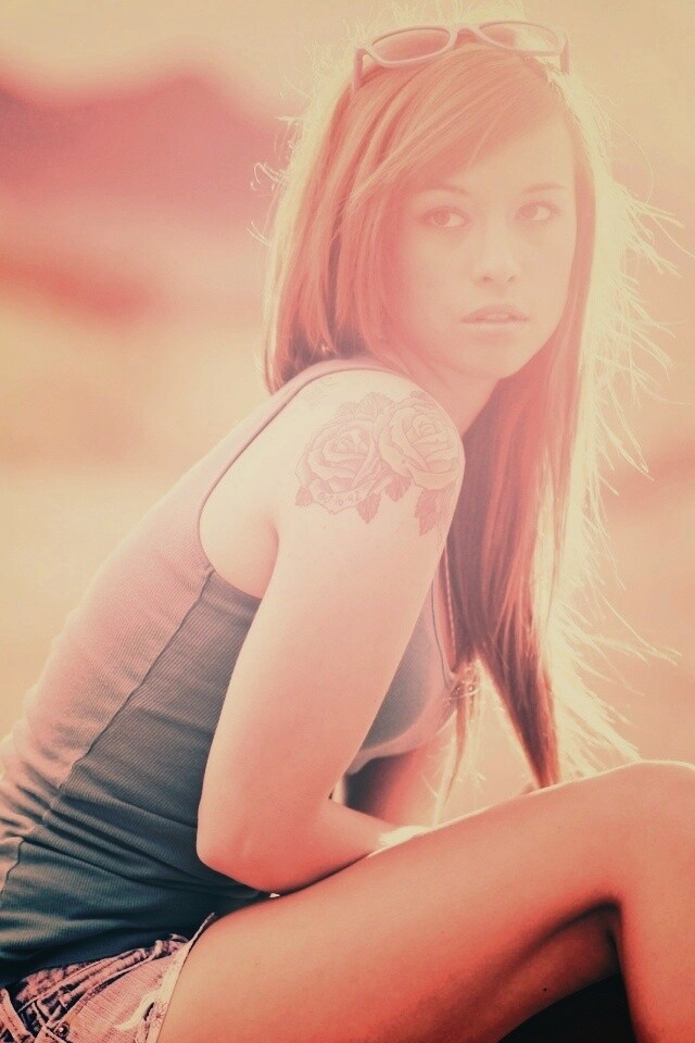 Синяя кофточка обои