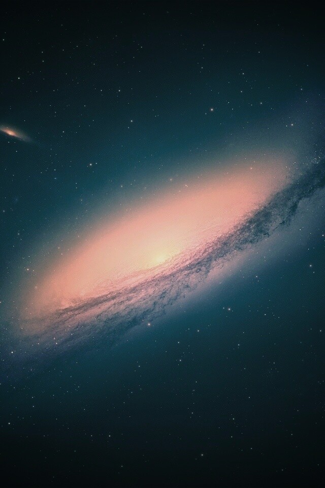 Вид на галактику обои
