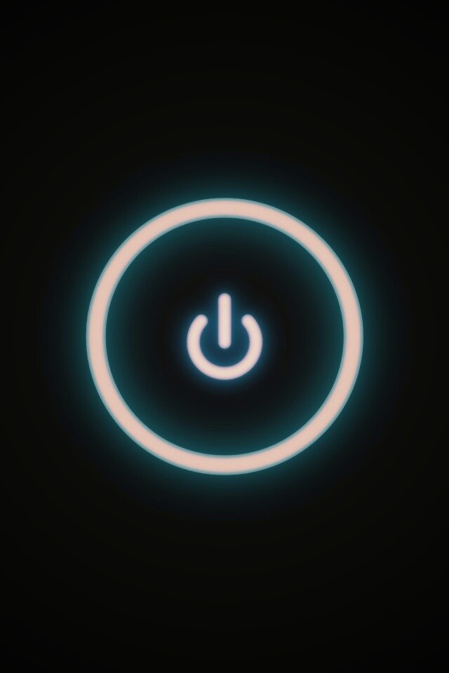 Горящая кнопка запуска обои