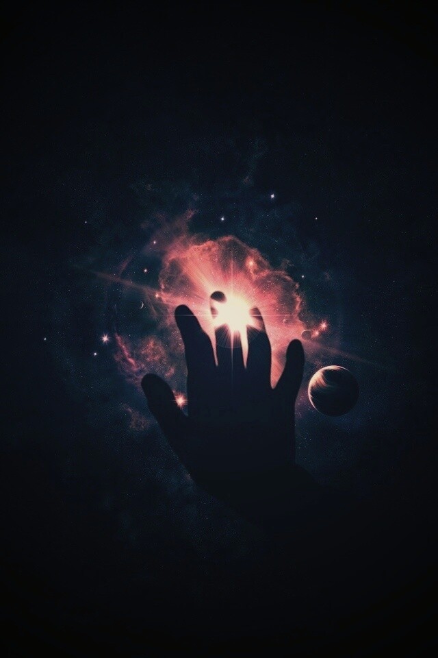 Прикосновение к вселенной обои