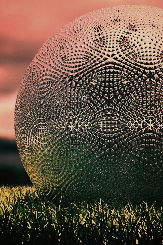 Металлический мяч для гольфа обои