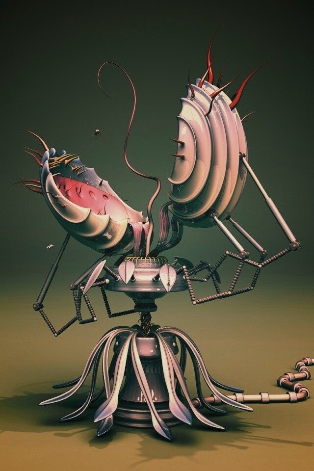 Механическая венерина мухоловка обои