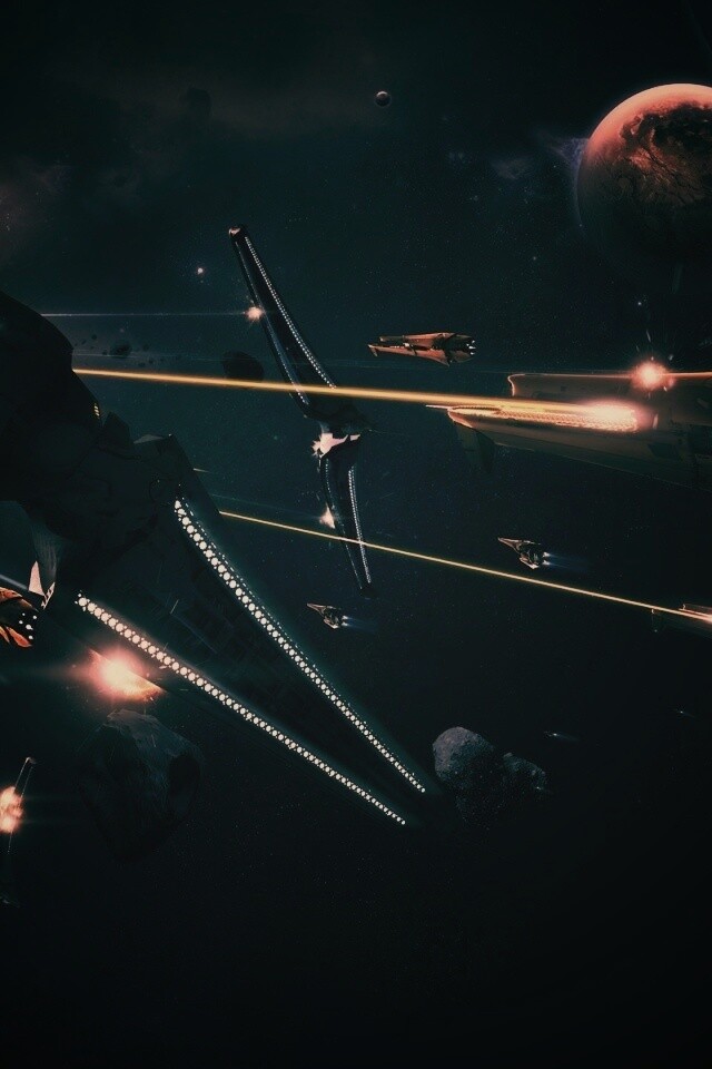 Космическая баталия обои