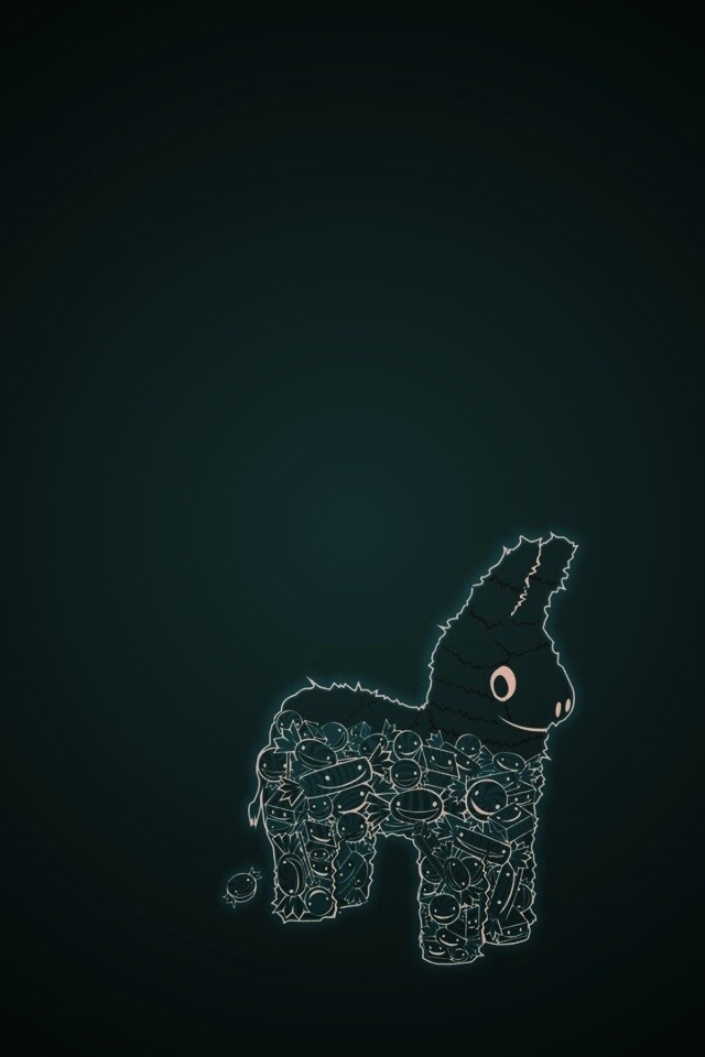 Кофеты прячутся в пинате обои