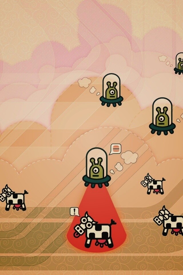 Пришельцы воруют коров обои