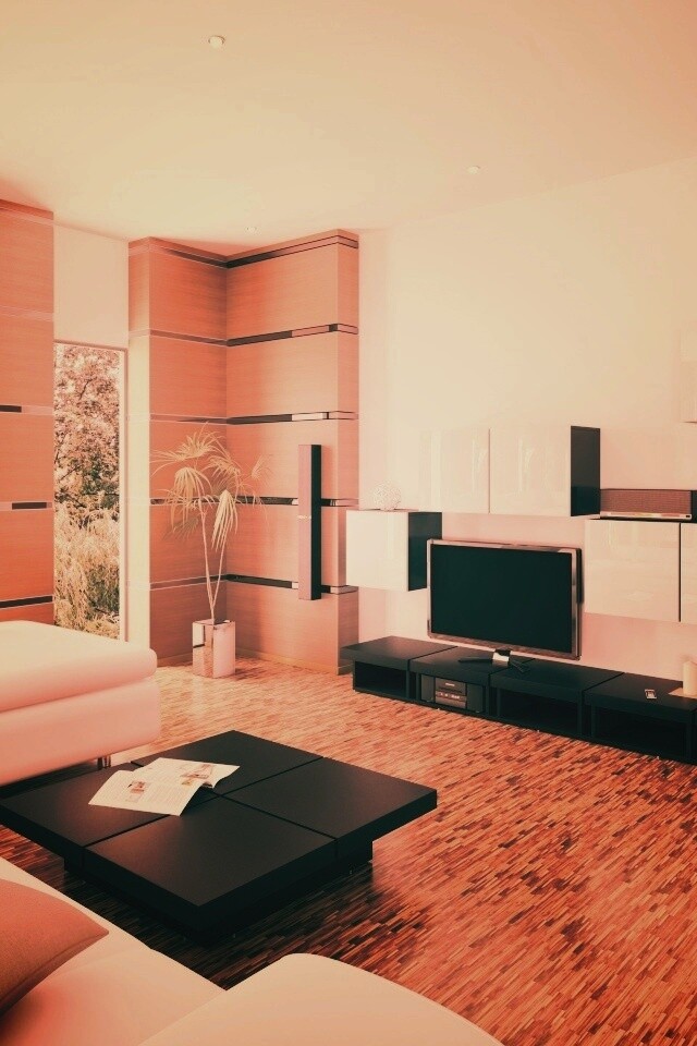 Дизайн гостиной обои