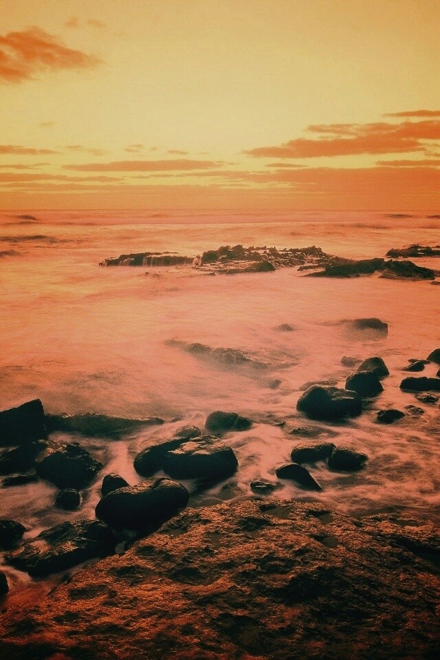 Каменистая отмель обои