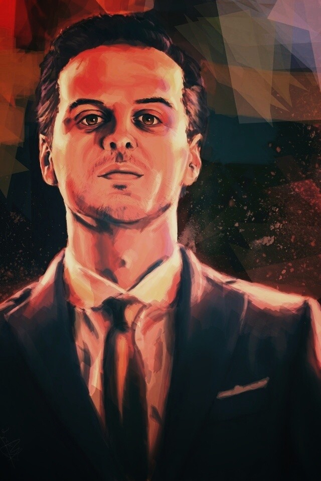 Портрет Джима Мориарти обои