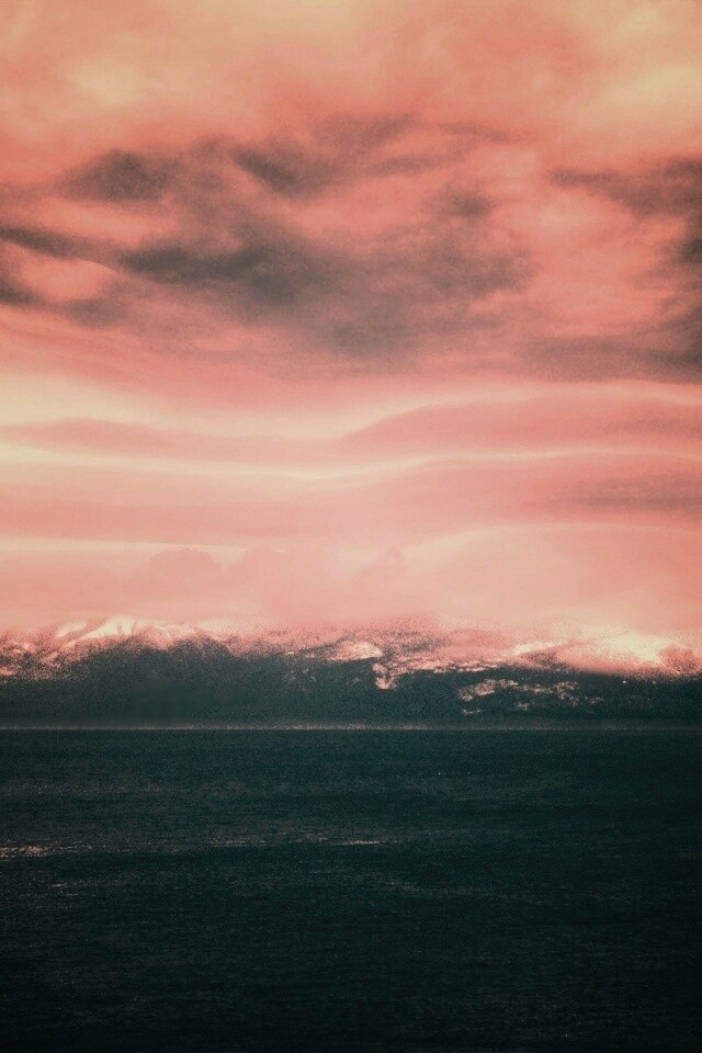 Горное побережье обои