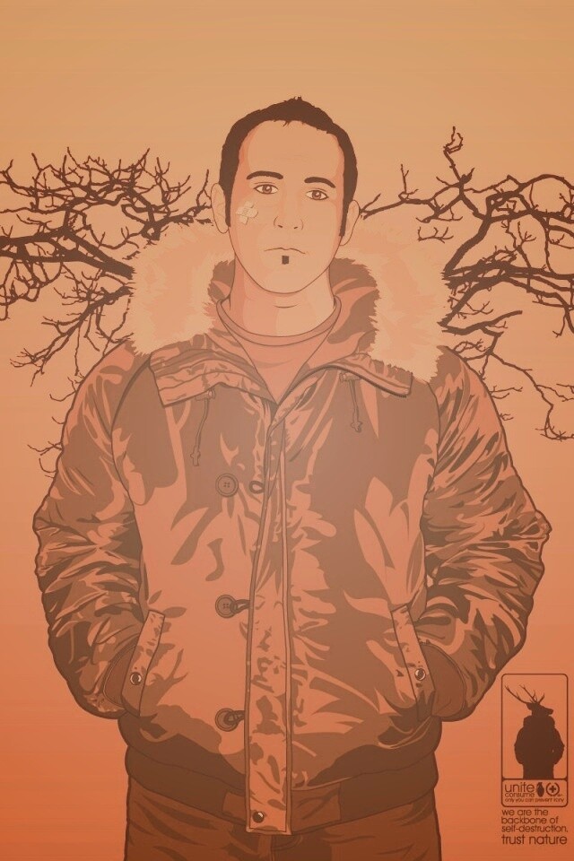 Парень-олень обои