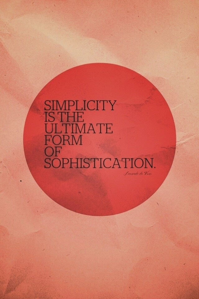 Простота обои