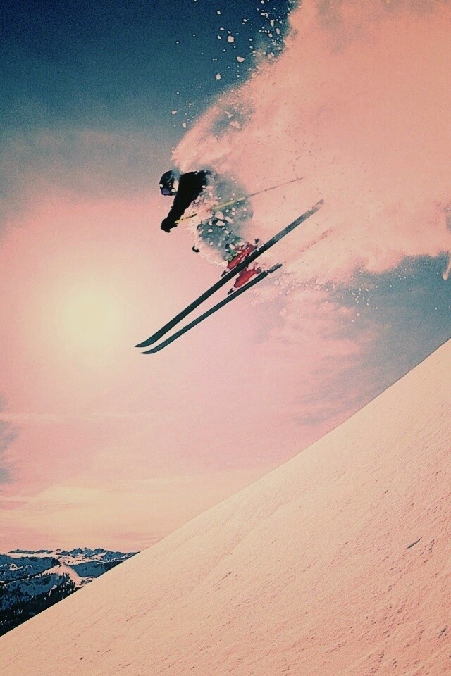 Горнолыжник обои