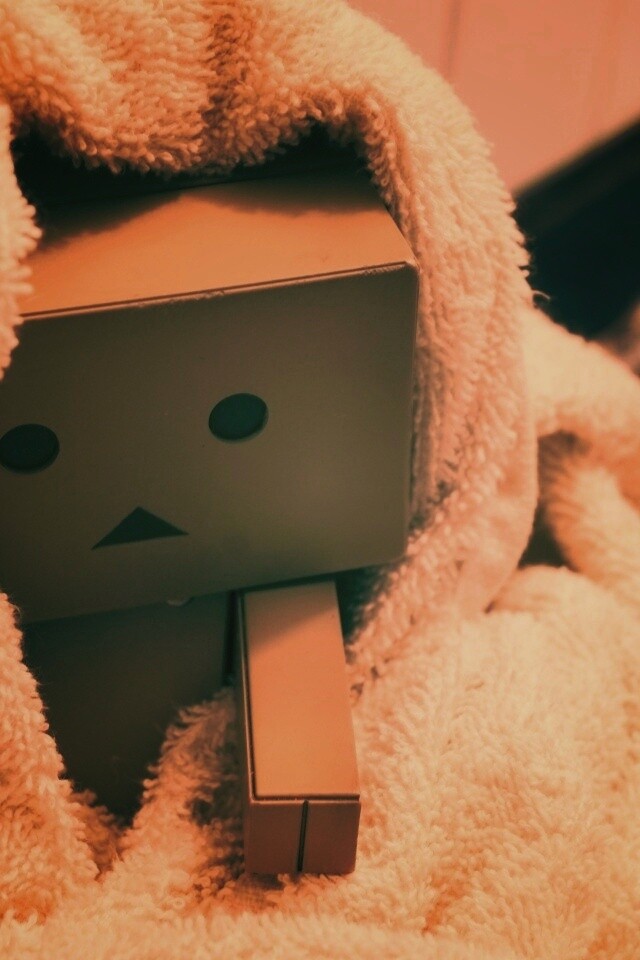 Yotsubato Danbo в полотенце обои