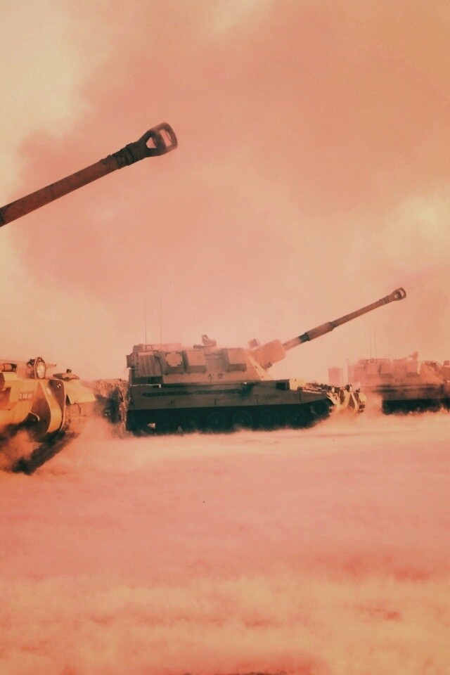 Британская самоходная артиллериская установка обои