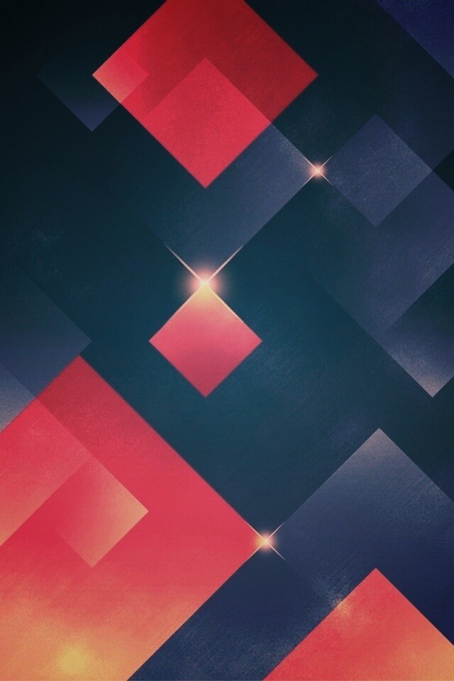 Красные и синие ромбы обои