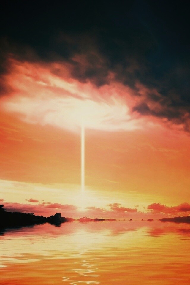 Луч с неба обои