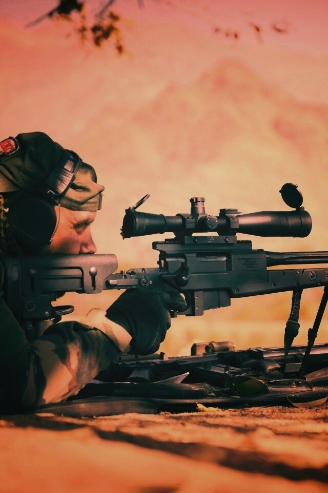 Стрелок в засаде обои