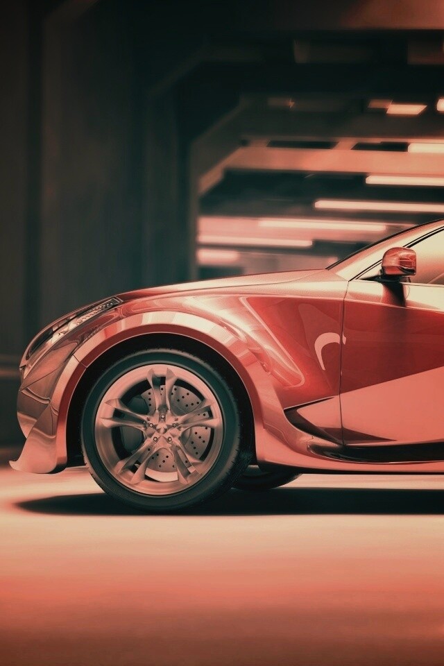 Красный концепт обои