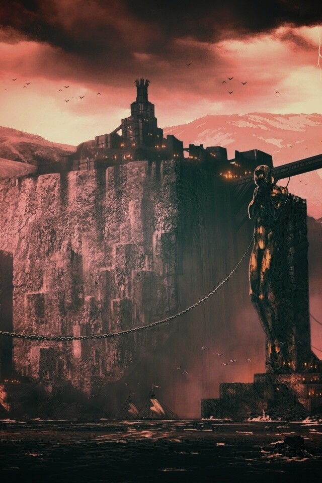 Концепт арт из Dragon Age 2 обои