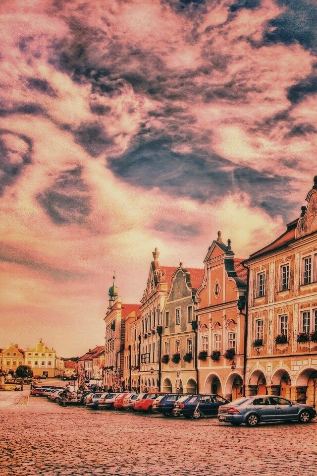 Домики в Чехии обои