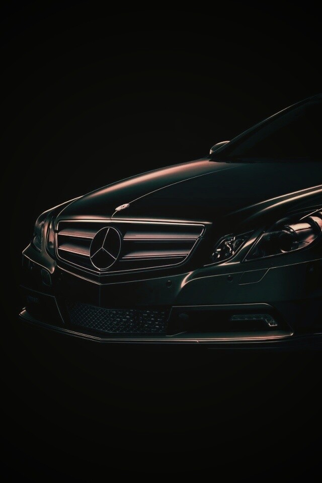 Черный Мерседес обои