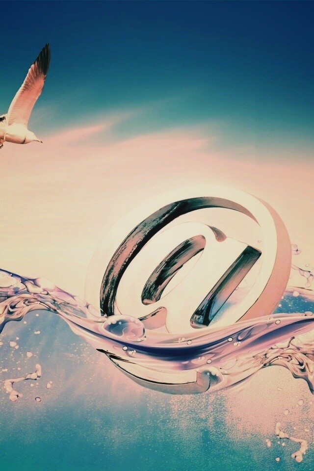 Собака тонет обои