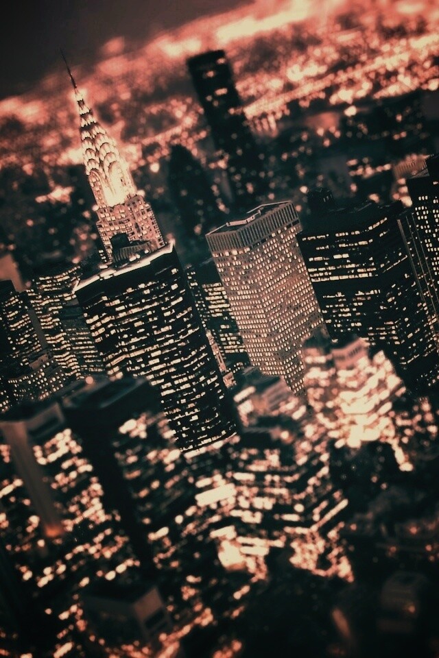 Ночной Нью-Йорк обои