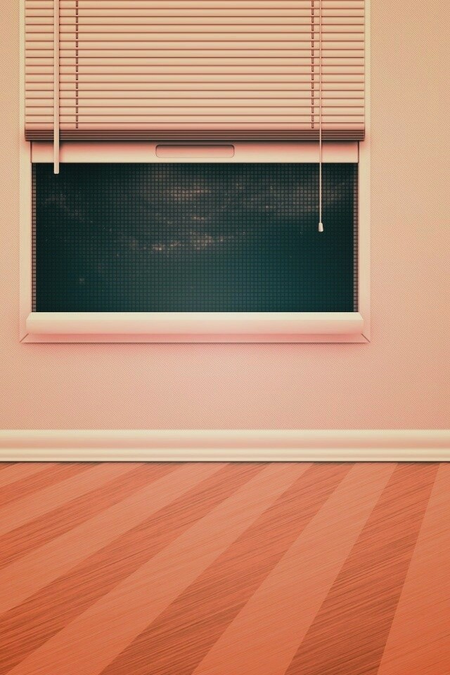 Полосатый пол и стечатое окно обои