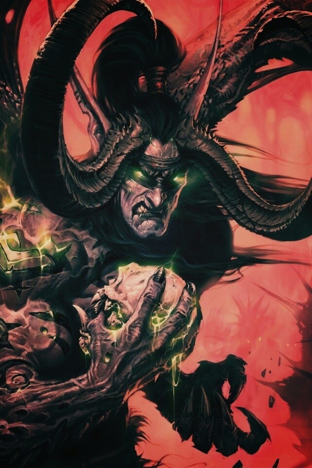 Иллидан из WoW BC обои