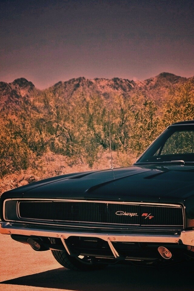 Черный Додж обои