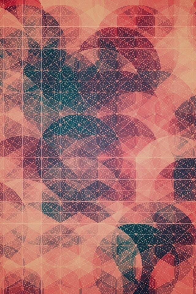 Узор из геометрических фигур обои