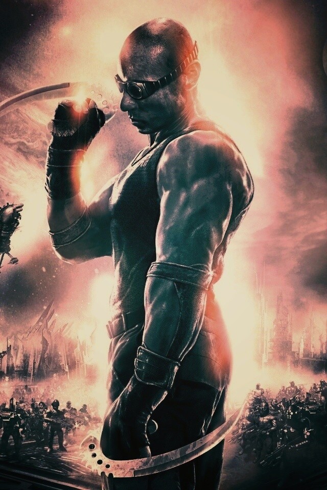 Риддик с клинками обои