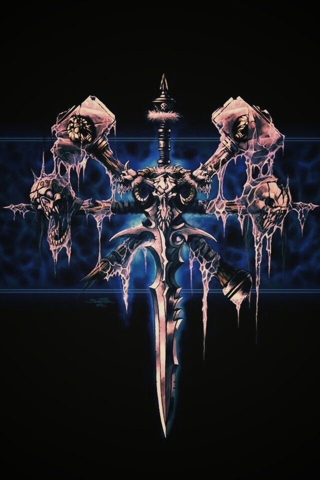 Логотип WarCraft Frothen Throne обои