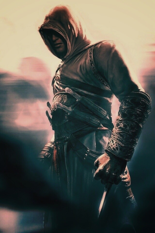 Ассасин в толпе обои