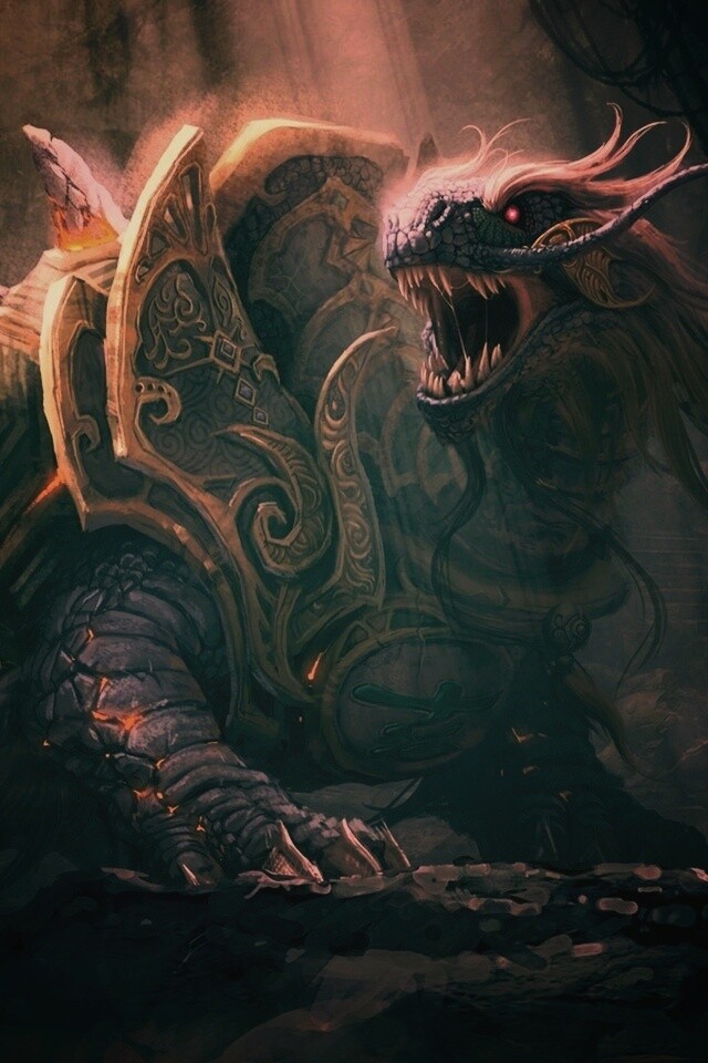 Драон-черепаха обои