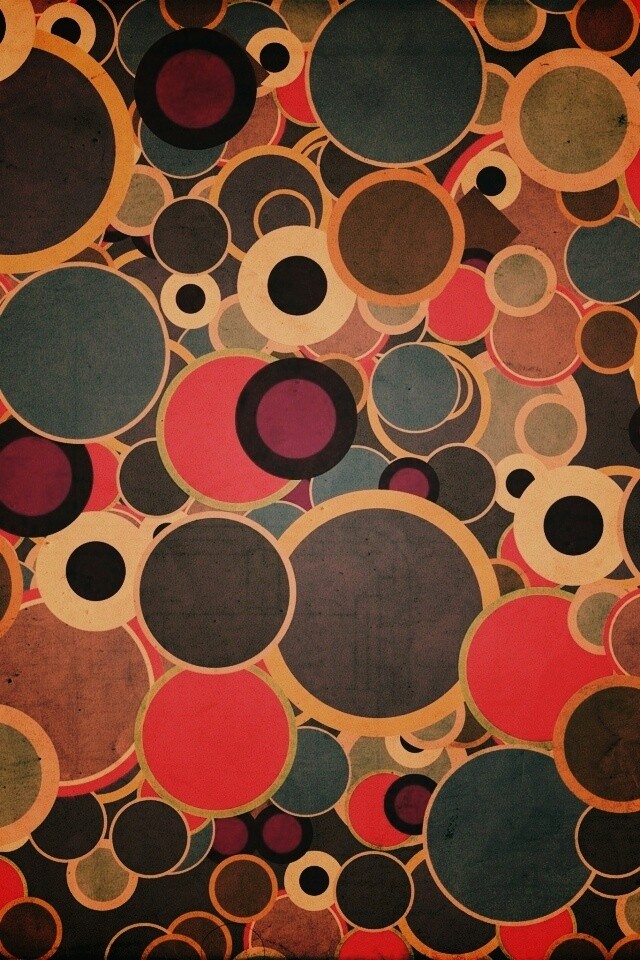 Цветные круги обои