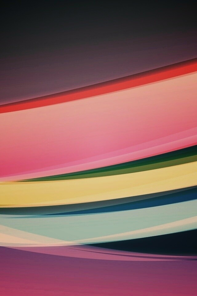 Разноцветные объемные полосы обои