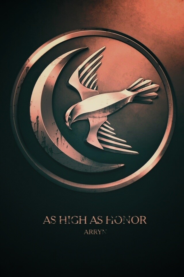 Металлический герб дома Аррен обои