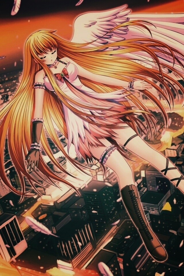 Неопознанная девушка из аниме обои