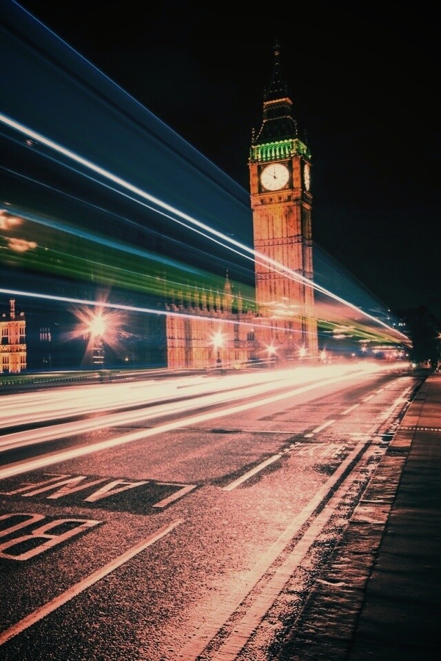 Ночной лондон обои