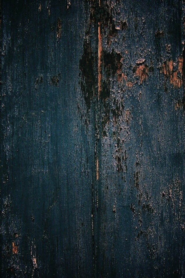 Облупившаяся синяя краска обои