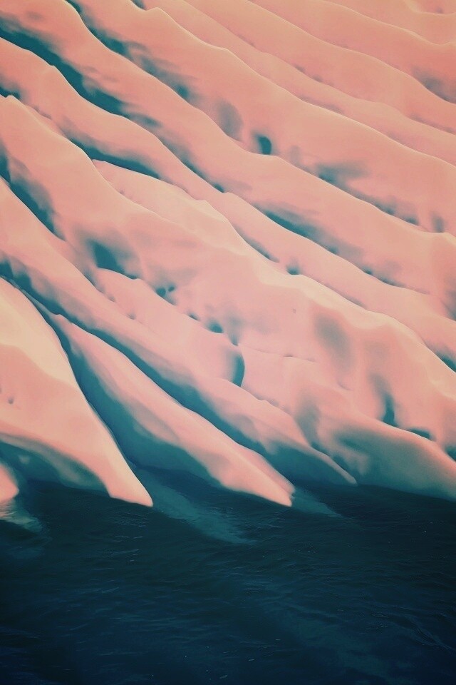 Борозды во льду обои