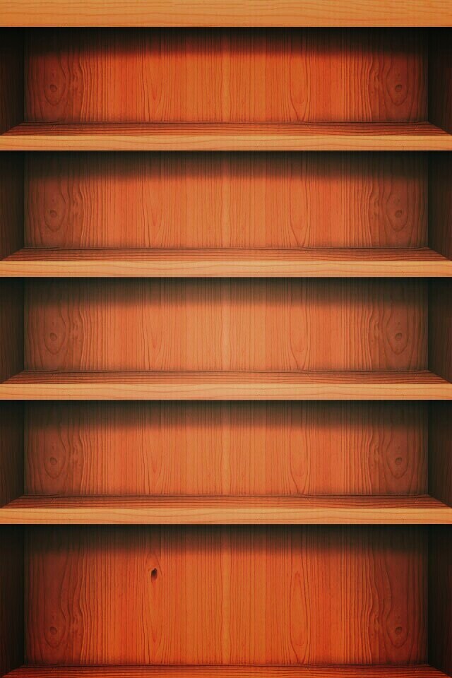 Обои в виде полок для iphone обои