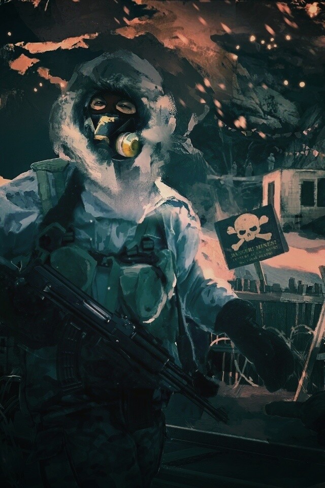 Снежно и опасно обои