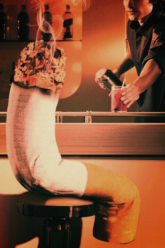 Сигарета в баре обои