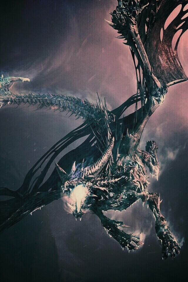 Ледяной дракон обои